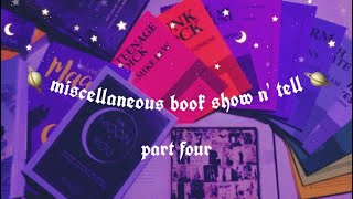 asmr miscellaneous book show n' tell ~ scratching, fast tapping, tracing, whispered ~ part four