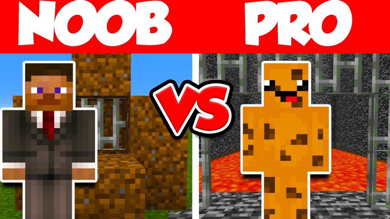 Minecraft NOOB VS PRO: SAFEST SECURITY BASE BUILD CHALLENGE - Minecraft ...