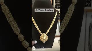 Sri Vimala Jewellery | 916 KDM HARAM AND NECKLACE | GOLD JEWELLERY |