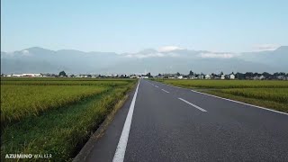 [1080][60fps] 安曇野サイクリング：大王わさび農場～穂高駅 (DAIO Wasabi farm to Hotaka staion)