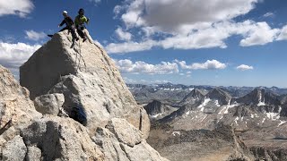 Rock Climbing Bear Creek Spire, North Arete (5.8)