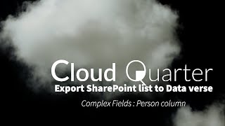 Export Sharepoint List to Dataverse - People column
