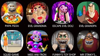 ESCAPE MR  STINKY DETENTION OBBY, ESCAPE EVIL GRANDMA FIRST PERSON OBBY, ESCAPE EVIL DOLI #roblox