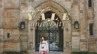 a day trip to yale university to meet my cousin🚂 (the prettiest school ever🥺)