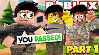 Recruit to Officer - Infantry Forces Division Roblox British Army (Sharkuses) Part 1