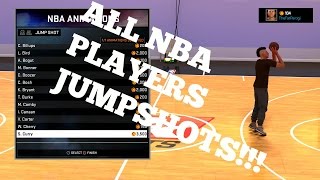 NBA 2K16: MyCAREER - NBA Animations: All NBA Player Jumpshots! PS4