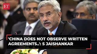 Jaishankar exposes China on global platform: 'Not observing written agreements raises question on..'