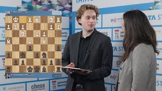 Keymer draws against Wei Yi in fascinating battle | Masters R3