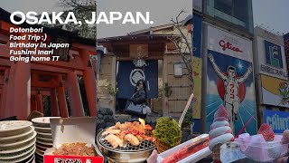 JAPAN VLOG ♡ Osaka: Dotonbori 💴, Kyoto ⛩️, Sushi Conveyer Belt 🍣