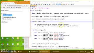 Lesson 9 JavaScript with Radio buttons