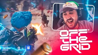 JE DÉCOUVRE UN NOUVEAU BATTLE ROYALE ! (OffTheGrid ft. Mickalow \u0026 Nikof)