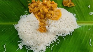 Kerala soft idiyappm with kadalai curry #idiyappam making#kadalai curry#