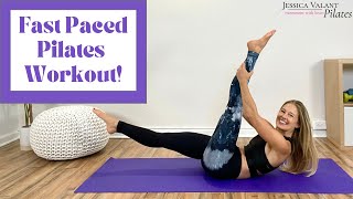 10 Minute Fast Paced Pilates Workout - Cardio Pilates!