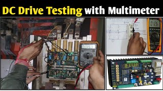 How to Check DC Drive!DC Drive Testing with Multimeter!VFD Testing