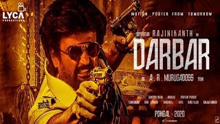 Darbar Official Motion Poster - Rajinikanth - Nayanthara - AR Murugadoss - Darbar poster review