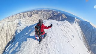 2025年2月22日　登山　十勝岳　双子山