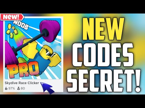 Skydive Race Clicker New Codes!!  ROBLOX *SECRET* CODES