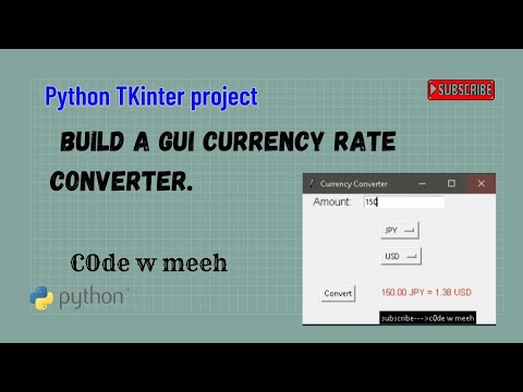 Python Tkinter Project Build A Currency Rate Converter Beginner S