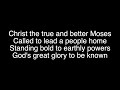 Christ the True and Better - Matt Boswell & Matt Papa (with Lyrics)