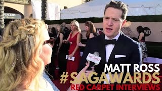 Matt Ross #CaptainFantastic interviewed on the 23rd Screen Actors Guild Awards Red Carpet #SAGAwards