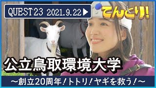 QUEST23【公立鳥取環境大学】創立20周年！トトリ！ヤギを救う！