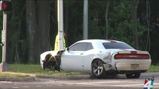 JSO: Man crashes during police pursuit after hitting 3 pedestrians