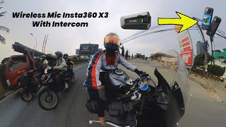 GOKIL!!! GA PERLU MIC ADAPTER, CONNECT INSTA360 X3 KE CARDO PACKTALK EDGE VIA BLUETOOTH JADI MIC