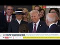 watch awkward moment trump tries to kiss his wife melania