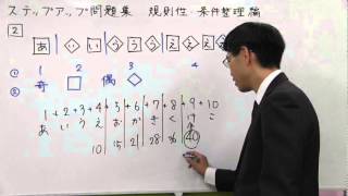 東京都公立中高一貫校対策委員会　規則性　記号列の繰り返し　桜修館対策専門プロ個別指導塾ノア