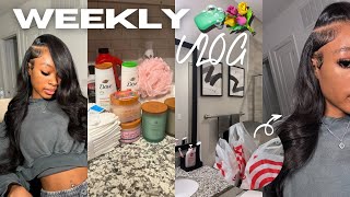 realistic week living alone | MONTHLY RESET … target run, cleaning, booking trip
