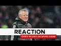 Chris Wilder | Tottenham Hotspur v Sheffield United | Reaction interview