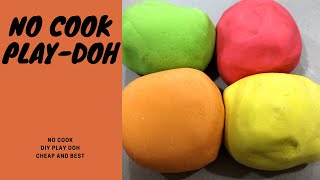 Play doh/ no cook play doh for kids/ diy homemade playdoh #shorts