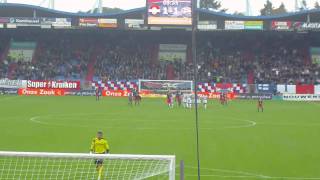 Willem II - PSV - Doelpunt Landgren 1-1 - 10e minuut 17-10-2010