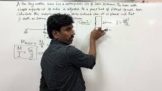 Bending stress based on orientation of beam section