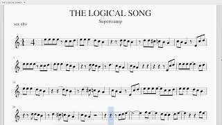 Supertramp THE LOGICAL SONG (alto sax - base/backing track Tony Battaglia