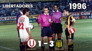 Universitario 1-3 Peñarol | Copa Libertadores | Completo | Peñarol dirigido por Fossati | 1996 ⚽🎞