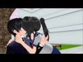 MMD - Kiss-  Yandere-chan x Senpai