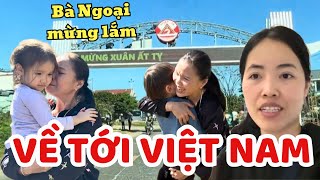 Arrived in Vietnam. Grandma is happy to see her grandchild again | Thuy Jyri Family Finland