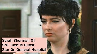 Sarah Sherman Of SNL Cast Is Guest Star On General Hospital As Ms. Robin Finch Etiquette Coach