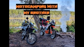 Moto Camping with my brother