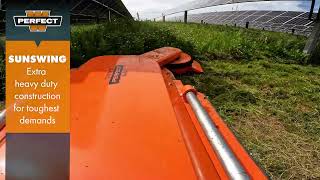 PERFECT SUNSWING   Swing arm mower for use in solar parks