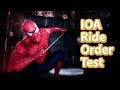 Ride Order Strategy For Islands of Adventure at Universal Studios