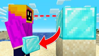 Minecraft But, I Get Every Block I Look At!