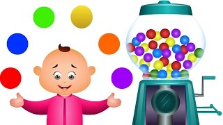 Learn Colors With Ball Machine | Colors Learning For Children - Jam Jammies Nursery Rhymes