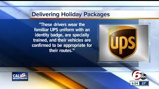 Workers using personal vehicles to make deliveries this holiday season