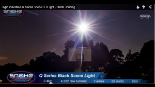 Rigid industries Q Series Scene LED light - Black Housing