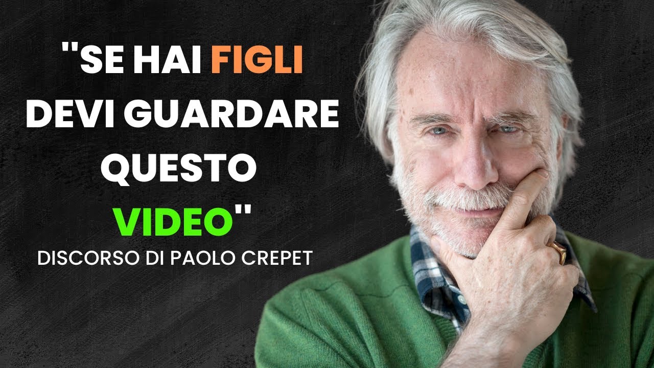 Il SEGRETO Per EDUCARE I Figli | PAOLO CREPET - YouTube