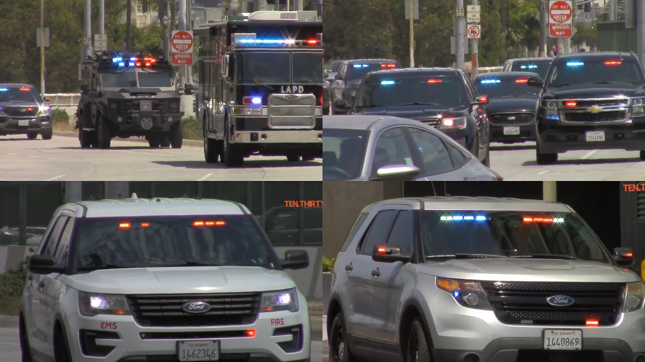 Lapd Metro Swat Units Responding Code 3 Youtube