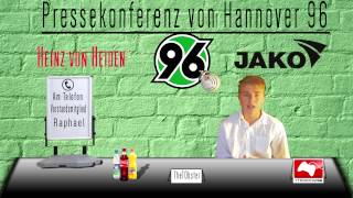 Erste offizielle Pressekonferenz von Hannover 96 | m. Cheftrainer Tobi und Vorstandsmitglied Raphael