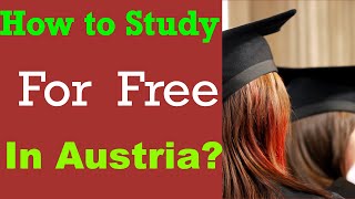 Study in Austria for Free | Study in Austria For International Students